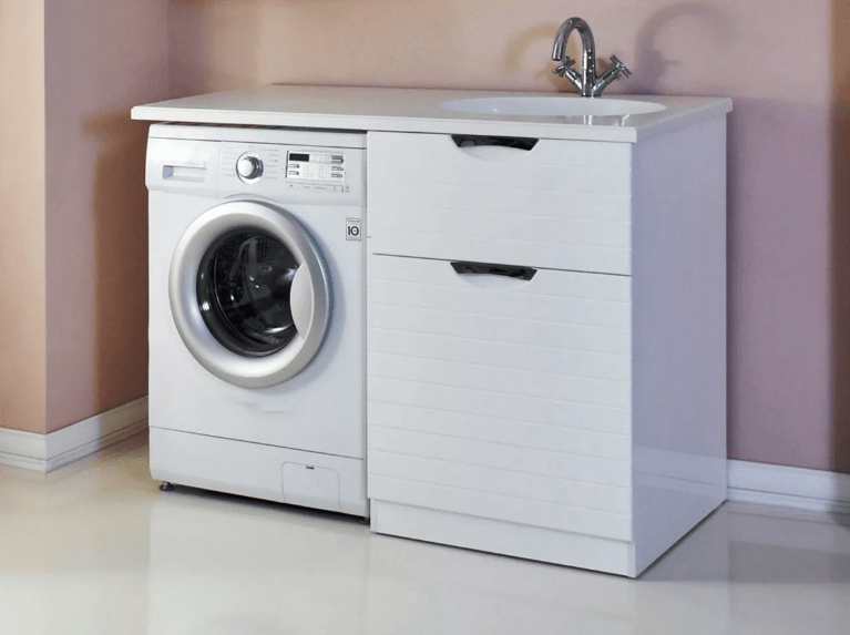 Раковина со встроенной стиральной машиной - 100+ фото вариантов компактного размещения