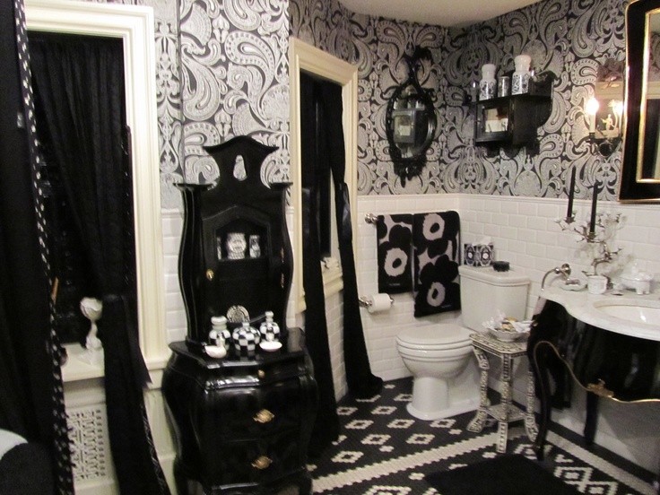 Черно-белый дизайн ванной комнаты: особенности дизайна и фото интерьера