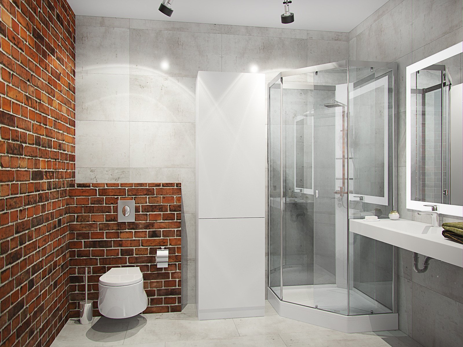 Дизайн ванной комнаты с душевой кабиной: нюансы и советы дизайнеров (60+ фото)