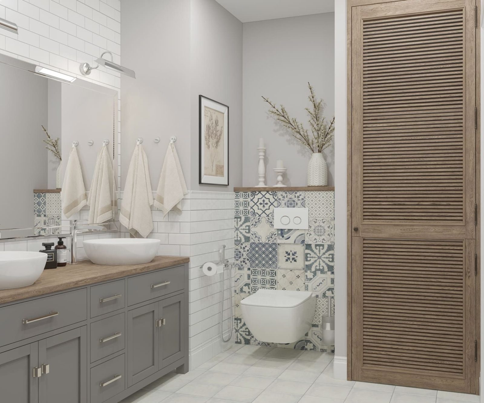 Ванная комната в скандинавском стиле: цветовая гамма и советы по созданию лучшего дизайна