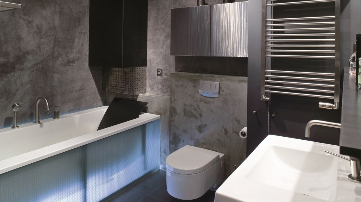 Лофт в маленькой ванной: особенности и нюансы создания интерьера