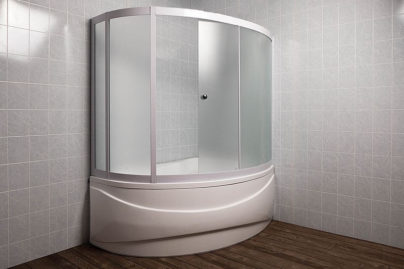 Ванная со стеклянной шторкой: особенности, виды и советы по выбору