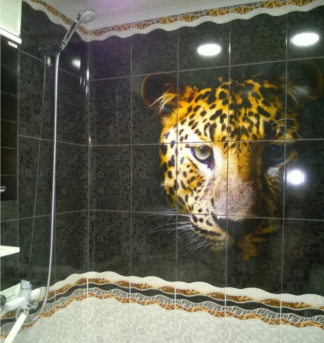 Как красиво отделать ванную комнату пластиковыми панелями